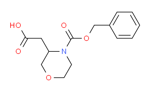 CAS No. 885273-93-8, 2-(4-((Benzyloxy)carbonyl)morpholin-3-yl)acetic acid