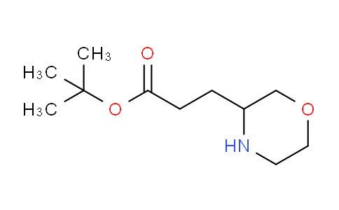 CAS No. 885274-03-3, tert-Butyl 3-morpholin-3-yl-propionate