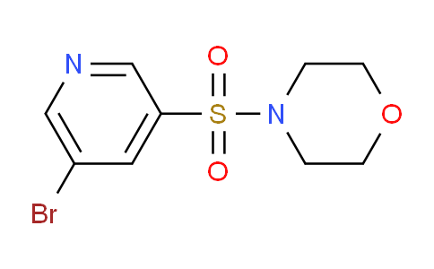 CAS No. 889676-35-1, 4-((5-Bromopyridin-3-yl)sulfonyl)morpholine