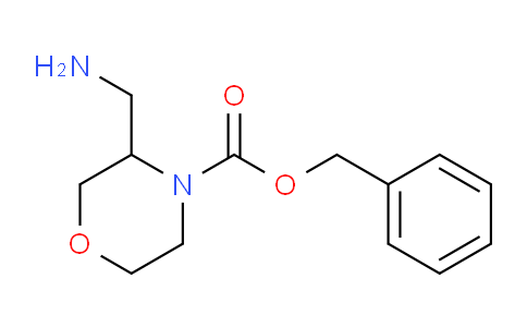CAS No. 886363-09-3, benzyl 3-(aminomethyl)morpholine-4-carboxylate
