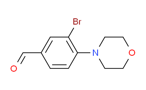 CAS No. 263349-24-2, 3-Bromo-4-(N-morpholino)benzaldehyde