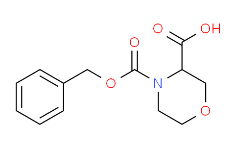 CAS No. 256446-67-0, 4-Cbz-morpholine-3-carboxylic acid