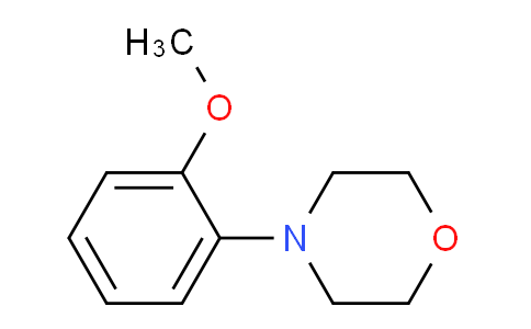 CAS No. 27347-13-3, 4-(2-methoxyphenyl)morpholine
