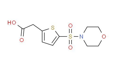 CAS No. 309282-76-6, 2-(5-(morpholinosulfonyl)thiophen-2-yl)acetic acid