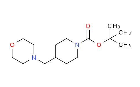 CAS No. 340962-93-8, tert-butyl 4-(morpholinomethyl)piperidine-1-carboxylate