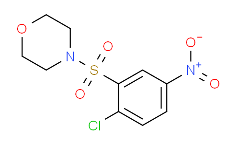 CAS No. 40833-68-9, 4-((2-Chloro-5-nitrophenyl)sulfonyl)morpholine