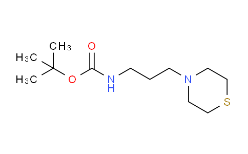 CAS No. 454701-66-7, tert-Butyl (3-thiomorpholinopropyl)carbamate