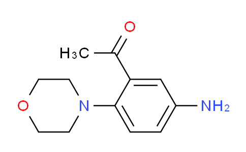 CAS No. 482308-07-6, 1-(5-amino-2-morpholinophenyl)ethan-1-one