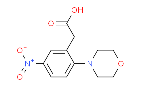 CAS No. 52427-07-3, 2-(2-morpholino-5-nitrophenyl)acetic acid