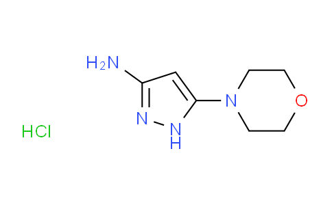 CAS No. 537039-13-7, 5-morpholino-1H-pyrazol-3-amine hydrochloride