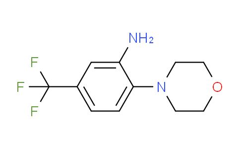 CAS No. 784-57-6, N-[2-Amino-4-(trifluoromethyl)phenyl]-morpholine