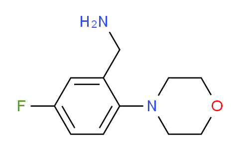 CAS No. 905439-34-1, (5-fluoro-2-morpholinophenyl)methanamine