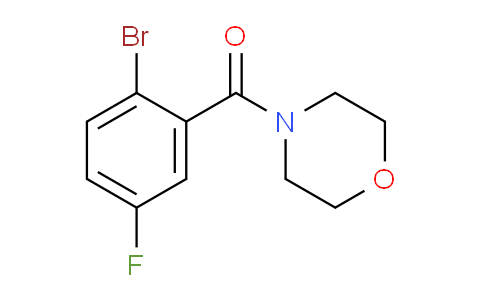 CAS No. 951884-11-0, (2-Bromo-5-fluorophenyl)(morpholino)methanone