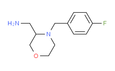 CAS No. 174561-70-7, (4-(4-Fluorobenzyl)morpholin-3-yl)methanamine