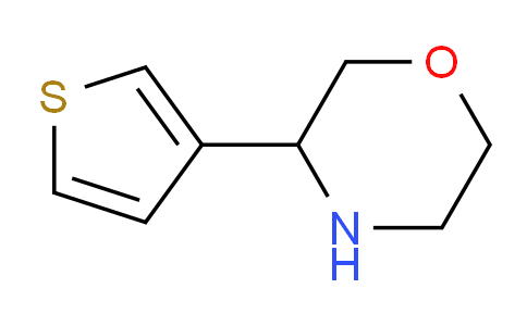 CAS No. 1270385-91-5, 3-(thiophen-3-yl)morpholine