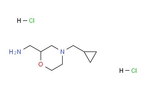 CAS No. 141815-15-8, (4-(cyclopropylmethyl)morpholin-2-yl)methanamine dihydrochloride