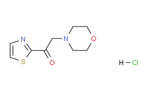 CAS No. 1417794-40-1, 2-Morpholino-1-(thiazol-2-yl)ethanone hydrochloride