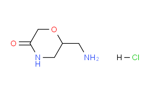 CAS No. 170799-36-7, 6-(aminomethyl)morpholin-3-one hydrochloride