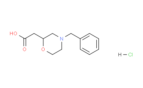 CAS No. 170804-78-1, (4-Benzyl-morpholin-2-yl)-acetic acid hydrochloride