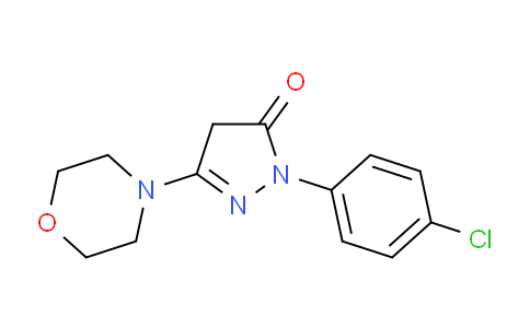 CAS No. 92026-67-0, 2-(4-chlorophenyl)-5-morpholino-2,4-dihydro-3H-pyrazol-3-one