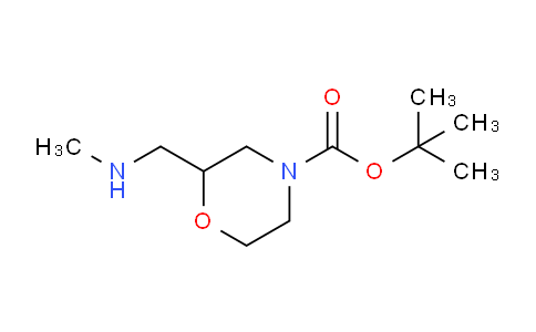 CAS No. 887987-72-6, tert-butyl 2-((methylamino)methyl)morpholine-4-carboxylate