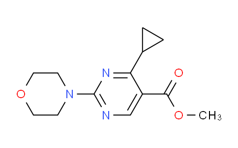 DY732472 | 1072944-54-7 | methyl 4-cyclopropyl-2-morpholinopyrimidine-5-carboxylate