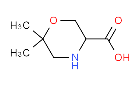 CAS No. 1214213-50-9, 6,6-dimethylmorpholine-3-carboxylic acid
