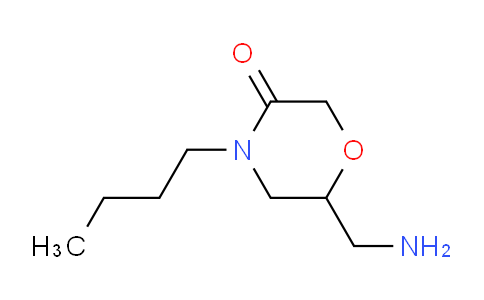 CAS No. 1017113-10-8, 6-(aminomethyl)-4-butylmorpholin-3-one