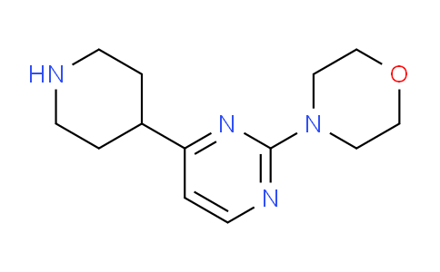 CAS No. 1001754-73-9, 4-(4-(piperidin-4-yl)pyrimidin-2-yl)morpholine