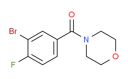 CAS No. 1007207-89-7, (3-bromo-4-fluorophenyl)(morpholino)methanone