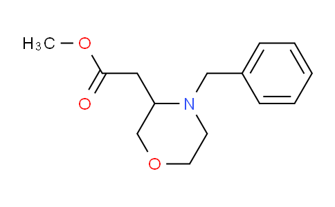 CAS No. 1027512-11-3, methyl 2-(4-benzylmorpholin-3-yl)acetate