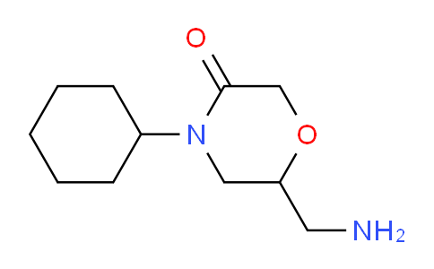 CAS No. 1017347-62-4, 6-(aminomethyl)-4-cyclohexylmorpholin-3-one