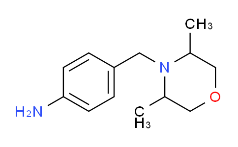 CAS No. 1235751-35-5, 4-((3,5-dimethylmorpholino)methyl)aniline