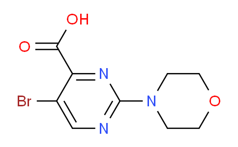 CAS No. 914208-35-8, 5-bromo-2-morpholinopyrimidine-4-carboxylic acid