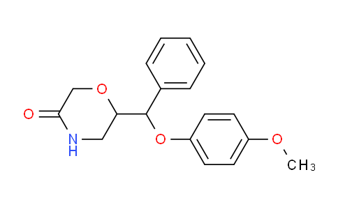 DY732533 | 93886-36-3 | 6-((4-methoxyphenoxy)(phenyl)methyl)morpholin-3-one
