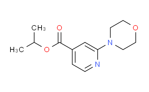 CAS No. 1047724-23-1, Isopropyl 2-morpholinoisonicotinate