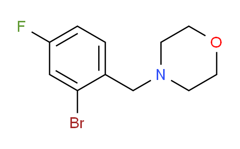 CAS No. 1086600-40-9, 4-(2-Bromo-4-fluorobenzyl)morpholine