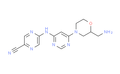 DY732554 | 1137475-15-0 | 5-((6-(2-(aminomethyl)morpholino)pyrimidin-4-yl)amino)pyrazine-2-carbonitrile