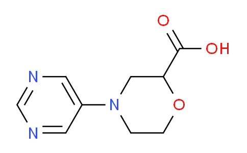 DY732563 | 1185302-97-9 | 4-(pyrimidin-5-yl)morpholine-2-carboxylic acid