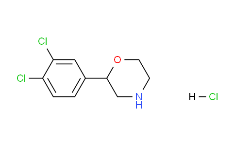 CAS No. 1251033-61-0, 2-(3,4-dichlorophenyl)morpholine hydrochloride