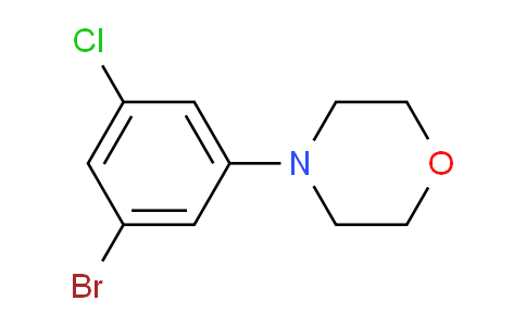 CAS No. 1259445-15-2, 4-(3-Bromo-5-chlorophenyl)morpholine