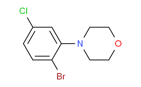 CAS No. 1257665-20-5, 4-(2-Bromo-5-chlorophenyl)morpholine