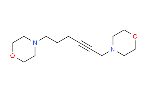 CAS No. 7252-90-6, 4,4'-(hex-2-yne-1,6-diyl)dimorpholine