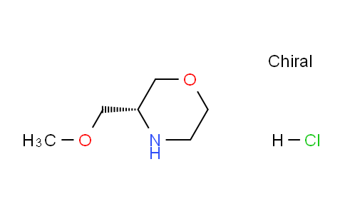 CAS No. 696582-88-4, (R)-3-(Methoxymethyl)morpholine hydrochloride