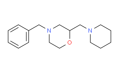 CAS No. 874881-17-1, 4-Benzyl-2-(piperidin-1-ylmethyl)morpholine