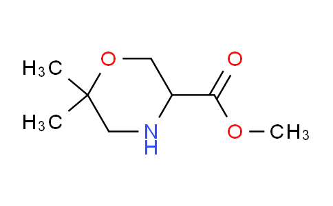 CAS No. 1255098-56-6, methyl 6,6-dimethylmorpholine-3-carboxylate