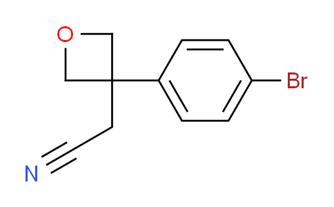 CAS No. 1188264-62-1, 2-(3-(4-bromophenyl)oxetan-3-yl)acetonitrile