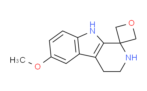 CAS No. 1523558-67-9, 6'-Methoxy-2',3',4',9'-tetrahydrospiro[oxetane-3,1'-pyrido[3,4-b]indole]
