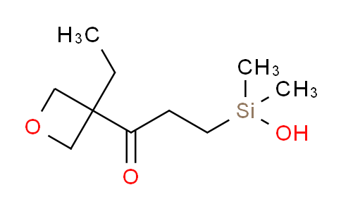 CAS No. 503306-78-3, 1-(3-Ethyloxetan-3-yl)-3-(hydroxydimethylsilyl)propan-1-one
