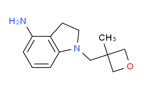 CAS No. 1708079-37-1, 1-((3-Methyloxetan-3-yl)methyl)indolin-4-amine